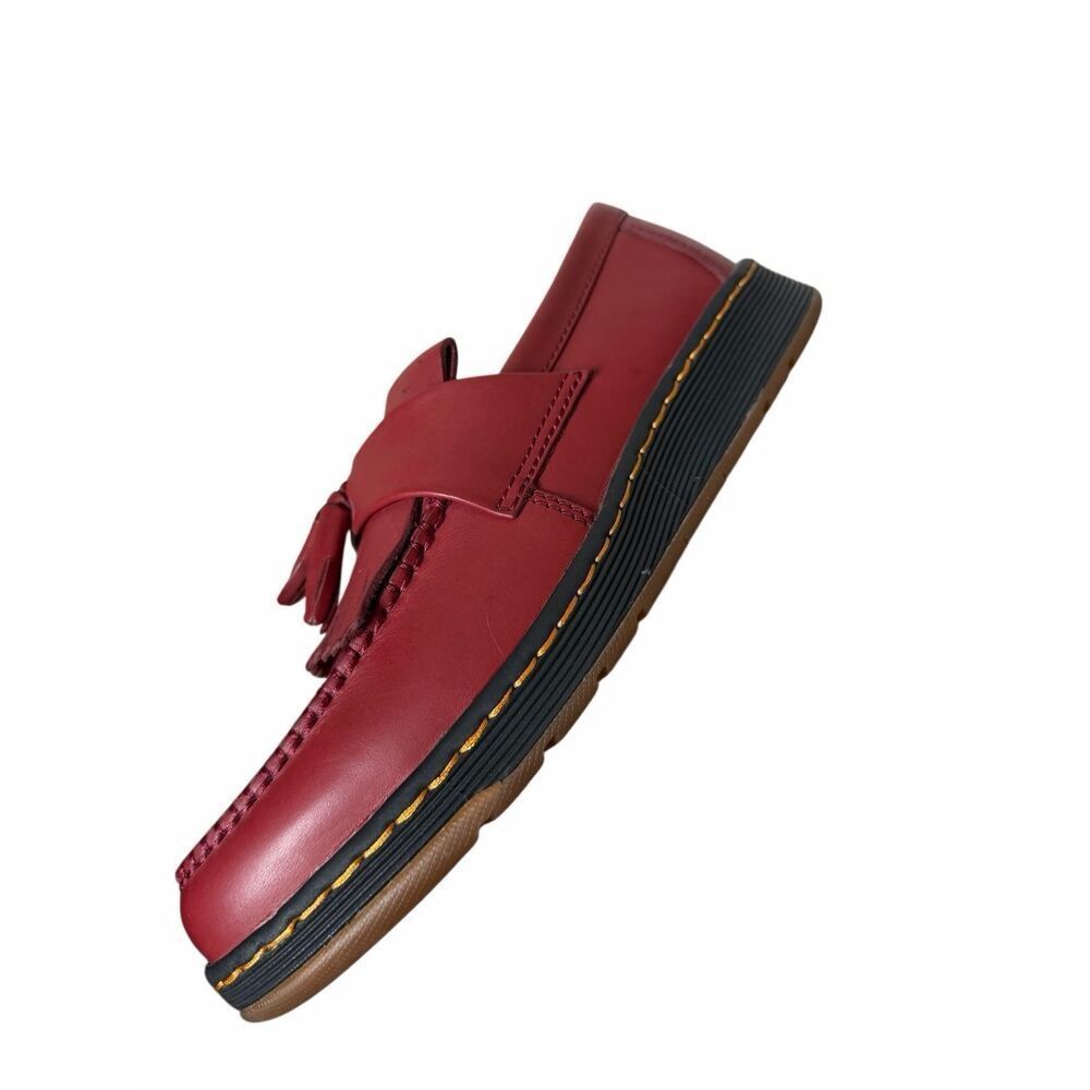 Dr Martens Loafers Unisex Adults Edison Temperley Cherry Red Men’s 9 Women’s 10 - Picture 9 of 10